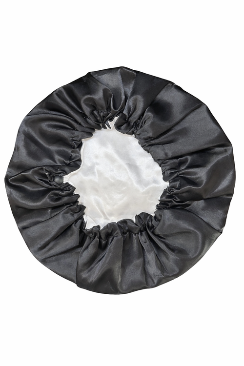 Satin Bonet Black